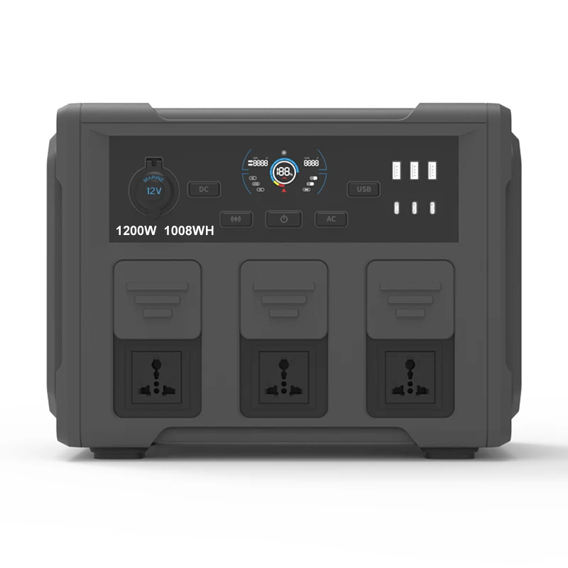 

Solar Energy Power Bank Portable Emergency Power Supply 1200W