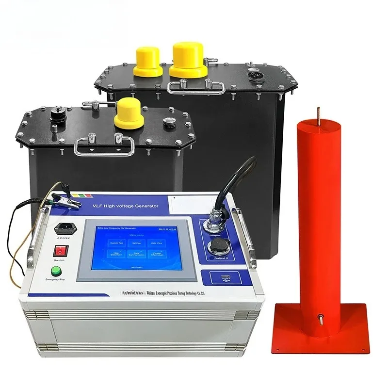 VLUUKE 60/80KV VLF Hipot Tester IEC Standard Compliant 0.1Hz Very Low Frequency High Voltage Generator for XLPE Cable