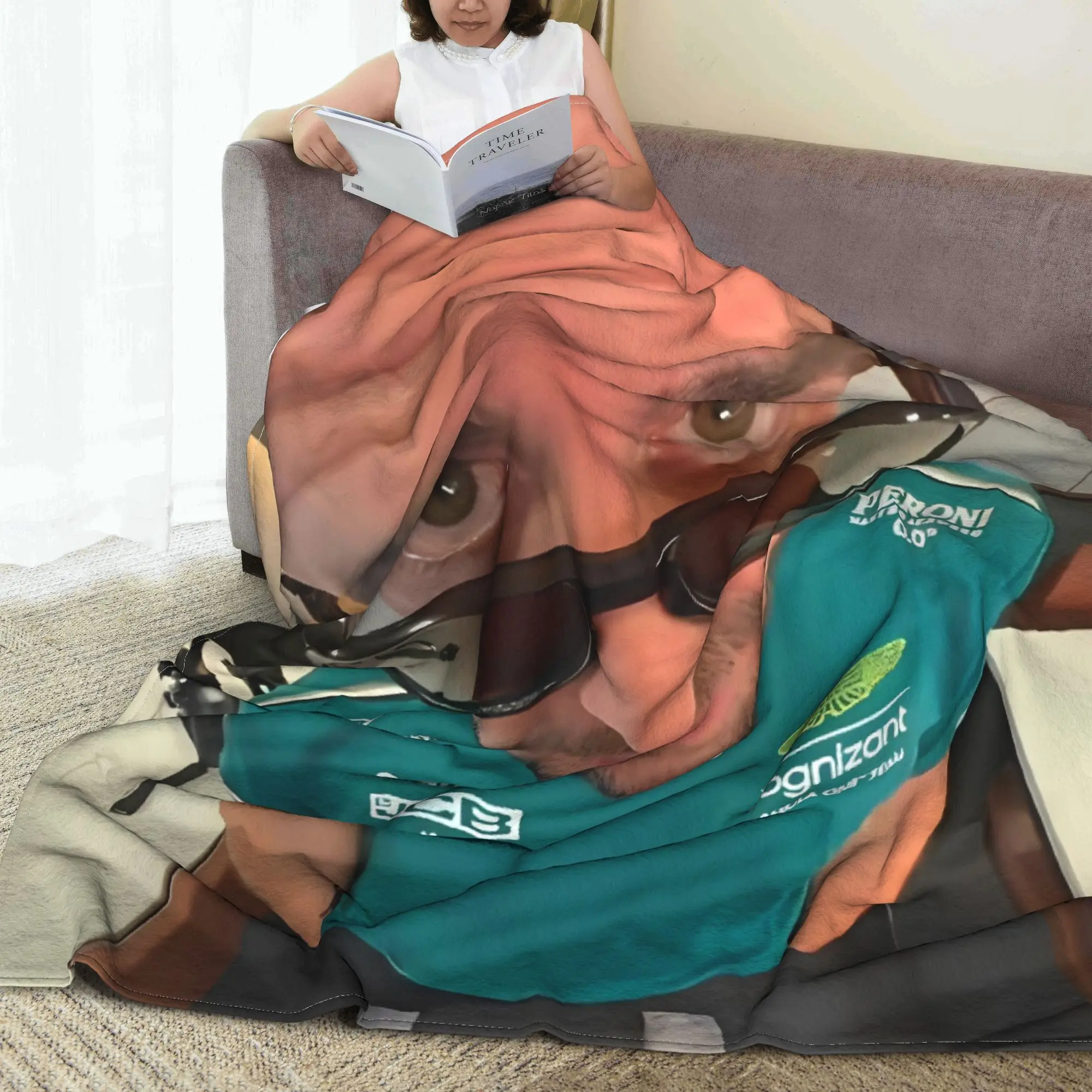 Fernandos Alonsos سباق بطانية دافئة صبي فتاة أفخم رمي بطانية الجدة غرفة المعيشة الفانيلا المفرش أريكة غطاء سرير