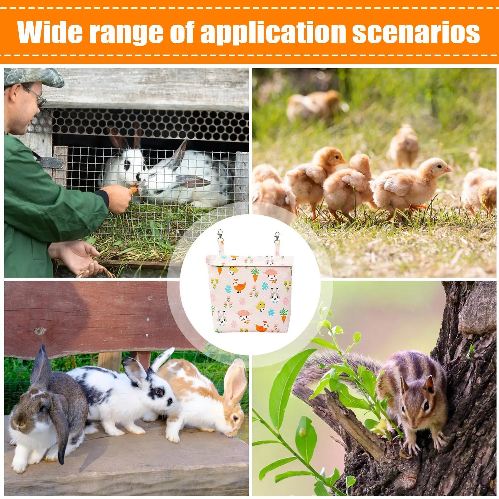 

Pet cage hanging cooling ice pack Pet Cooling Supplies Washable Bag for Home Summer Outdoor Chinchilla Indoor Cage Ferret