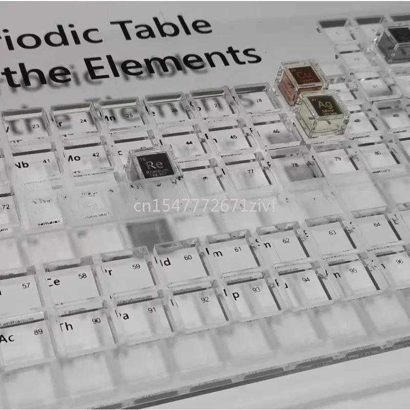 Element Cube Display Stand, Acrylic Periodic Table Stand, Chemical Element Collection Stand