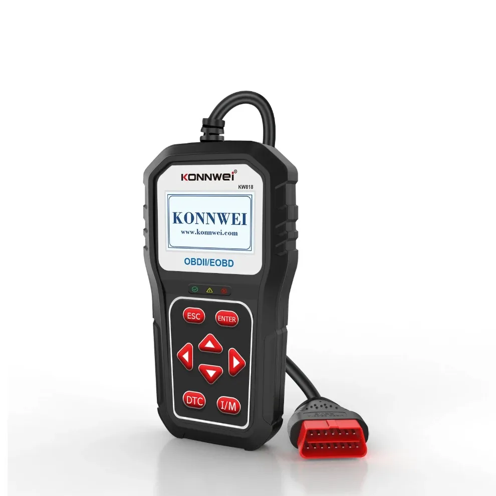 KONNWEI KW818 OBD2 E Automotive Code Reader Engine DetectorCar Diagnostic Tool Support Free Upgrade System  Auto Scaner