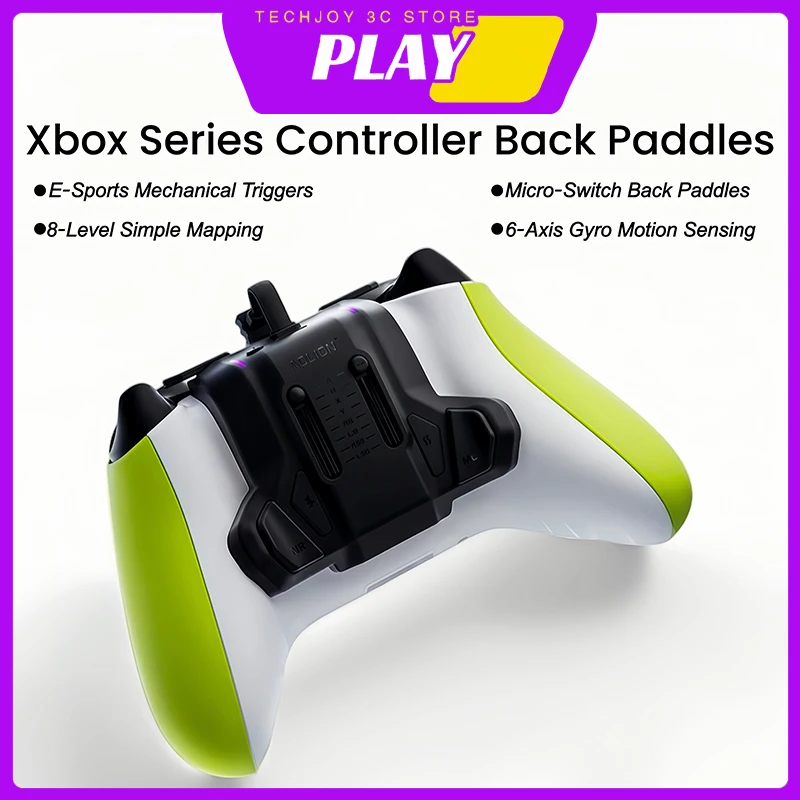 AOLION Controller Back Paddles for Xbox Series Controller Programmable Remappable Rear Paddles Expansion Back Clip Gamepad Gifts