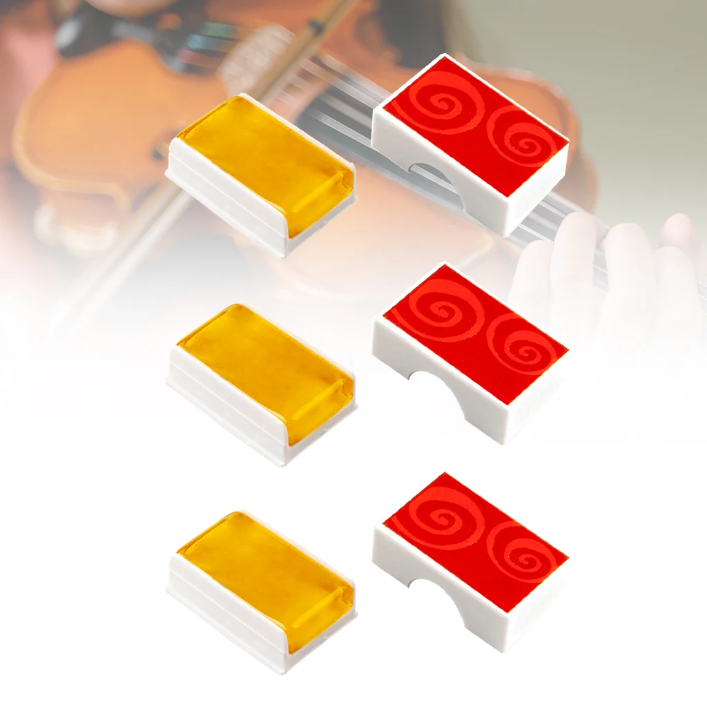 3Pcs Violin Rosin Low Dust Strong Adhesion To Increase Friction Of Violin Bow Horsehair For Violin Viola Cello