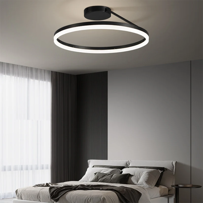 LED Ceiling Light 60cm Remote Control Adjustable Color Temperature Brightness For Bedroom Living Room Indoor Lighting Fixtures