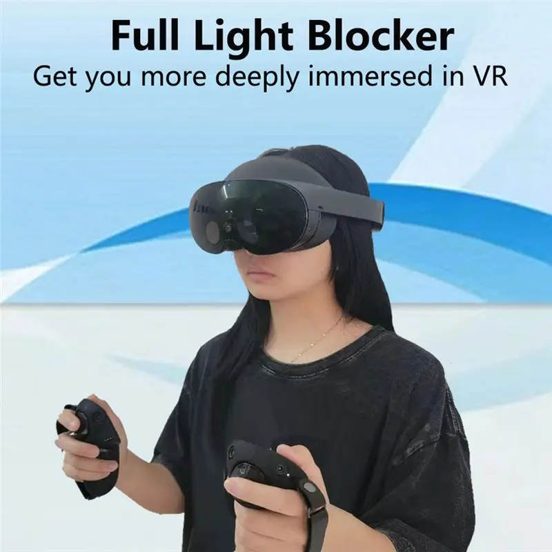 

A86P-For Mate Quest Pro VR Glasses Eye Pad, силиконовая маска для глаз, защита от пота, аксессуары для очков META Quest Pro VR