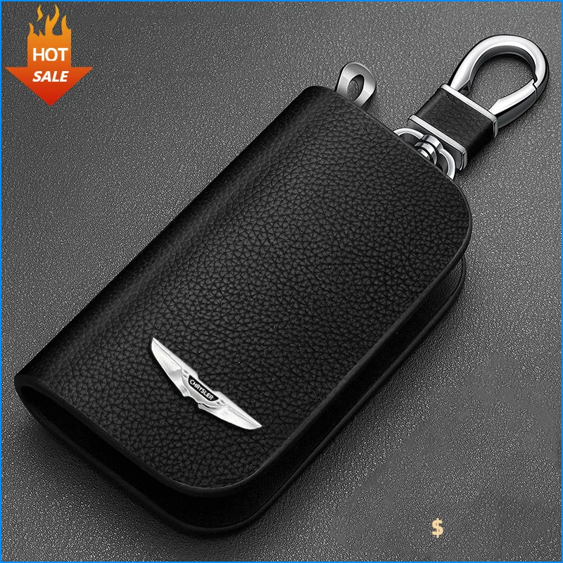 

5Colors Leather Car Key Case for Chrysler 300C Pacifica 300 200 Ypsilon Delta Town and Country Aspen Sebring Auto Accessories