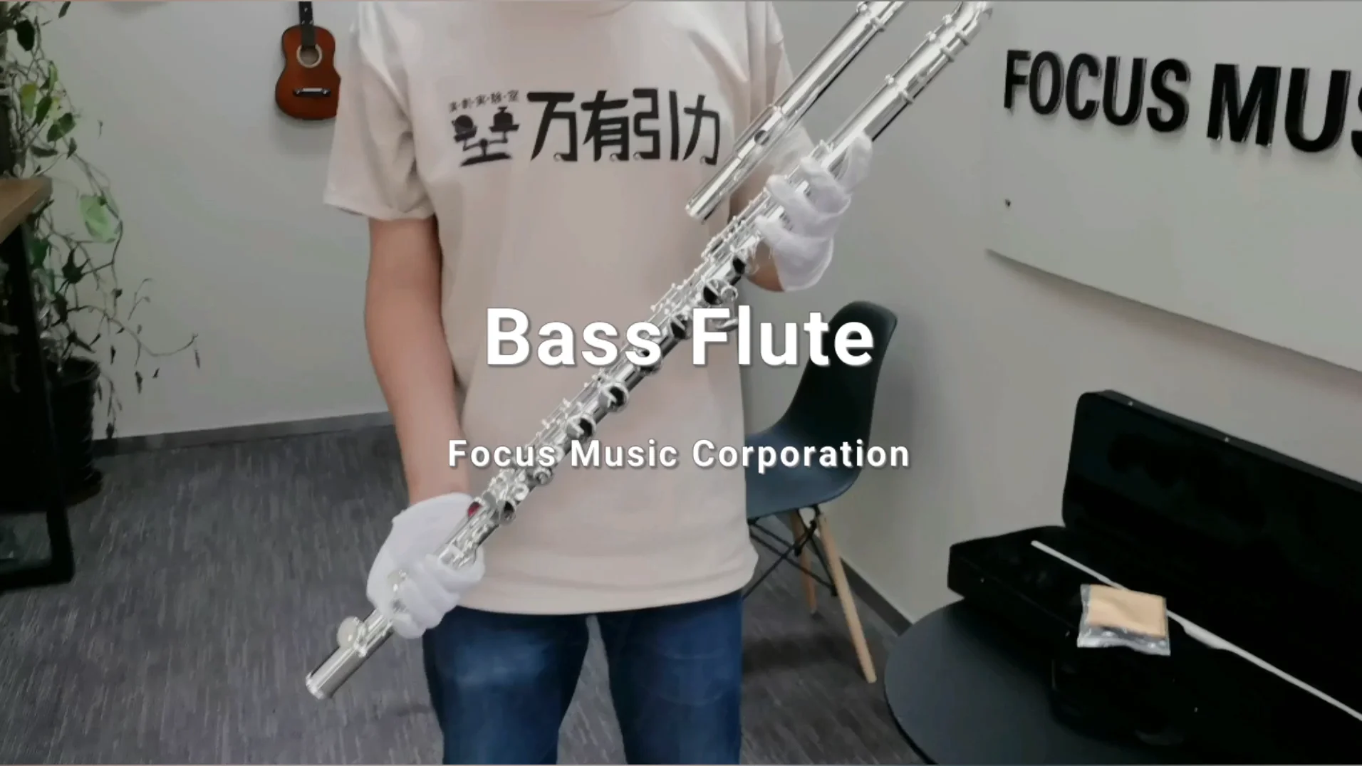 professional bass flute high end best cost performance bass flute silver plated ebony accessories bass flute