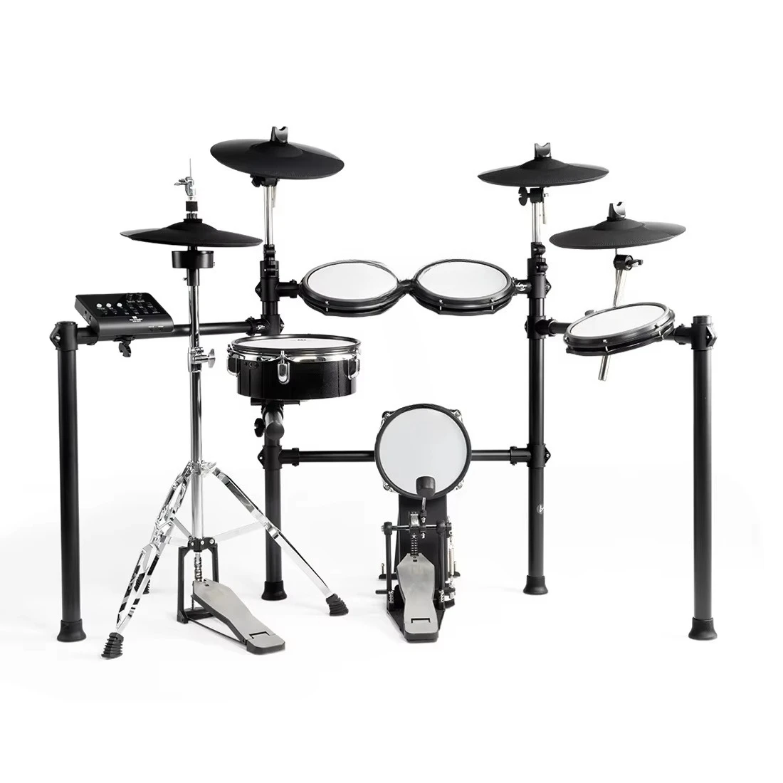 

Factory Direct Professional Electronic Drum Set PDX550 Featuring Wooden Snare Drum Shell & Independent Hi-Hat