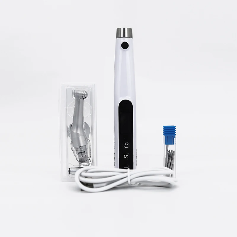 Fully automatic wireless low-speed Den tal handpiece with mo nitor Den tal imp lant electric torque handpiece