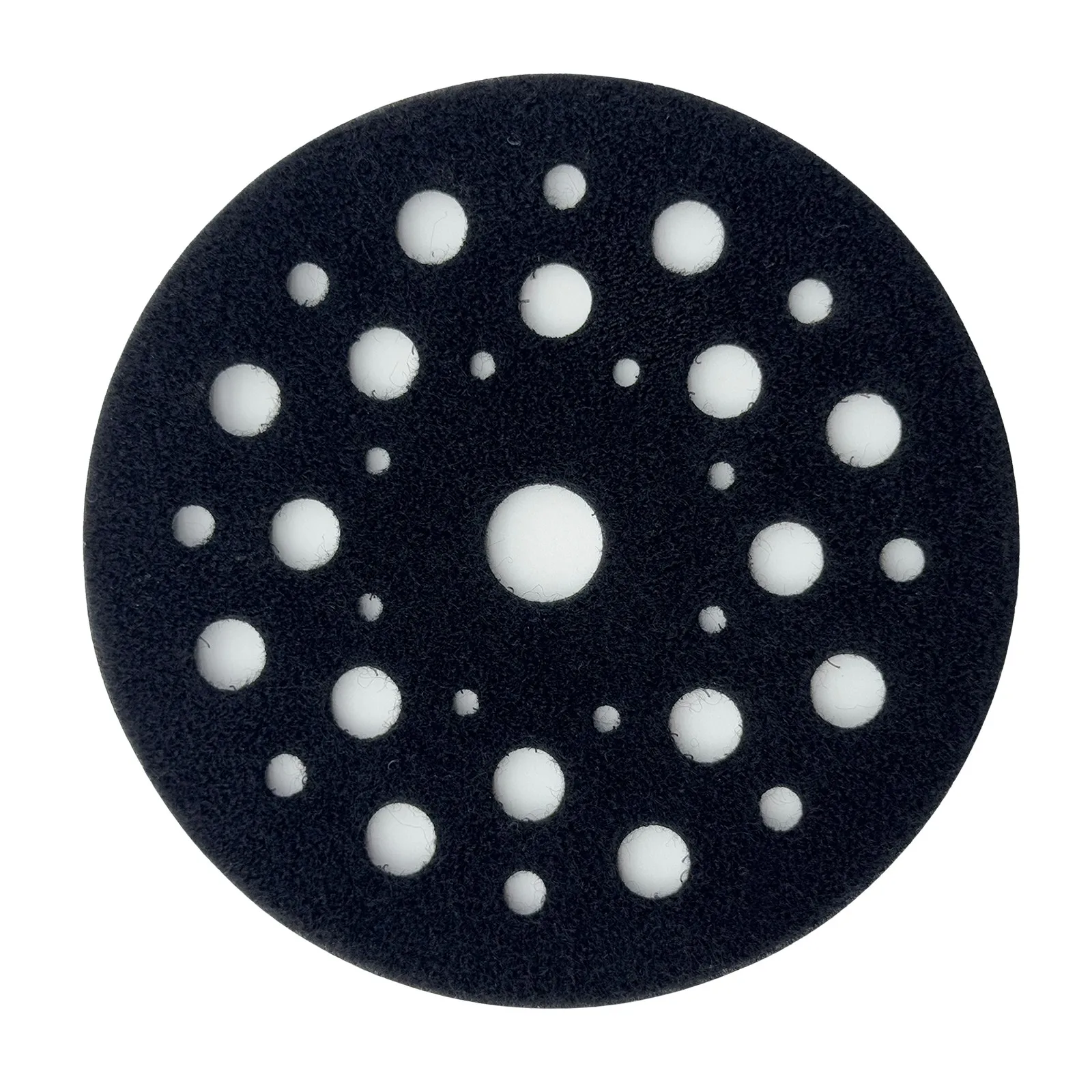 5 Inch(125mm) 33Holes Ultra-thin 3MM Surface Protection Interface Pad for Sanding Pads and Hook&Loop Sanding Discs Pad Protector