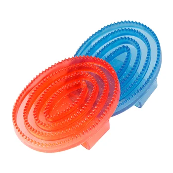 マッサージブラシ馬洗浄ツール馬ブラシソフト接着剤ブラシ乗馬用品馬ブラッシングツール