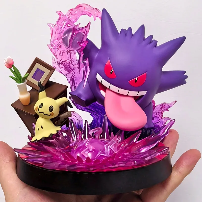 

Funism Pokémon Mewtwo Mew Collectible Anime Figure Premium PVC Statue Desktop Decoration Gift For Pokémon Fans Anime Lovers