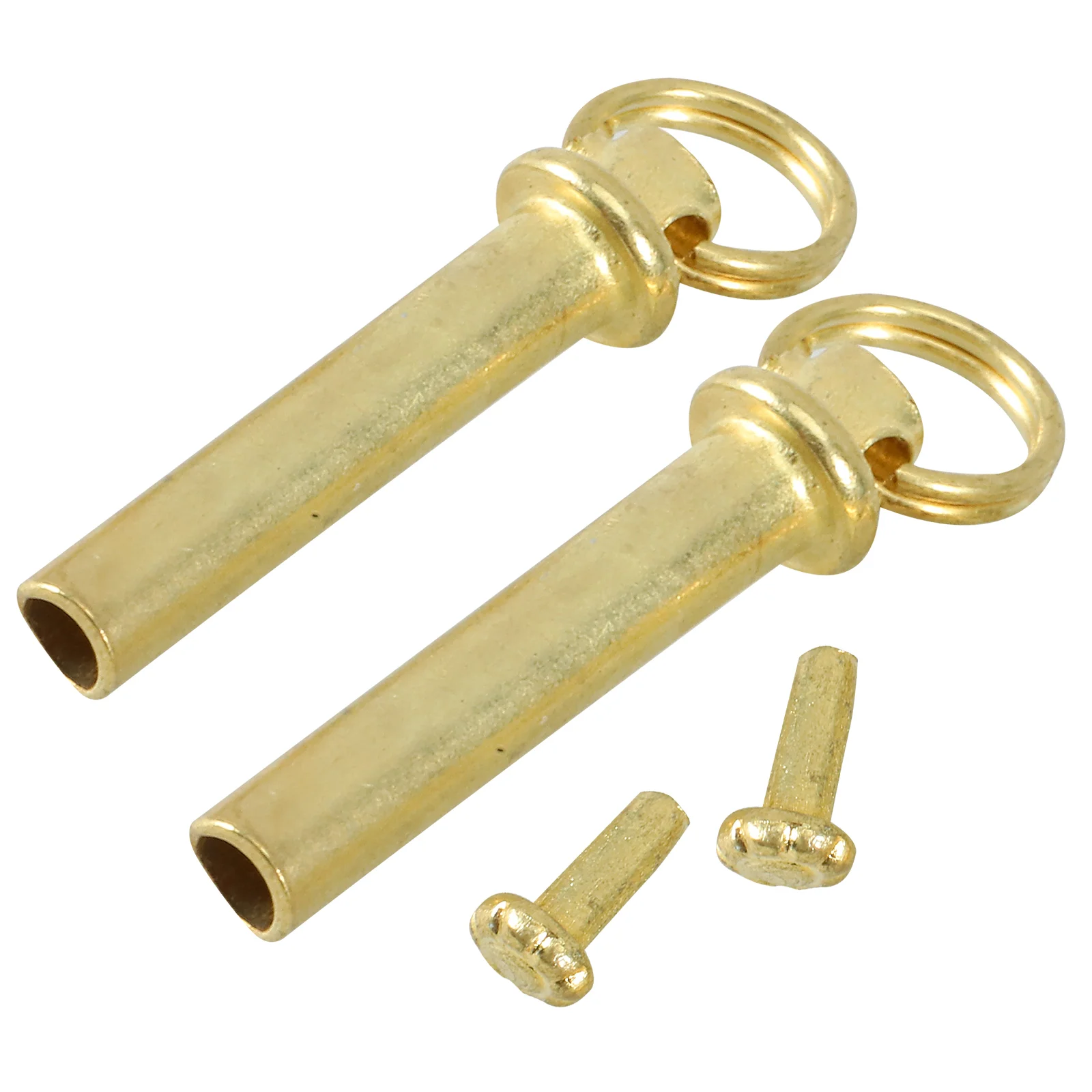 2 Sets 15mm Golden Rivets for Folding Fan Shaft Repair Accessories Sturdy Stainless Steel Easy Install Remove Safe Smooth