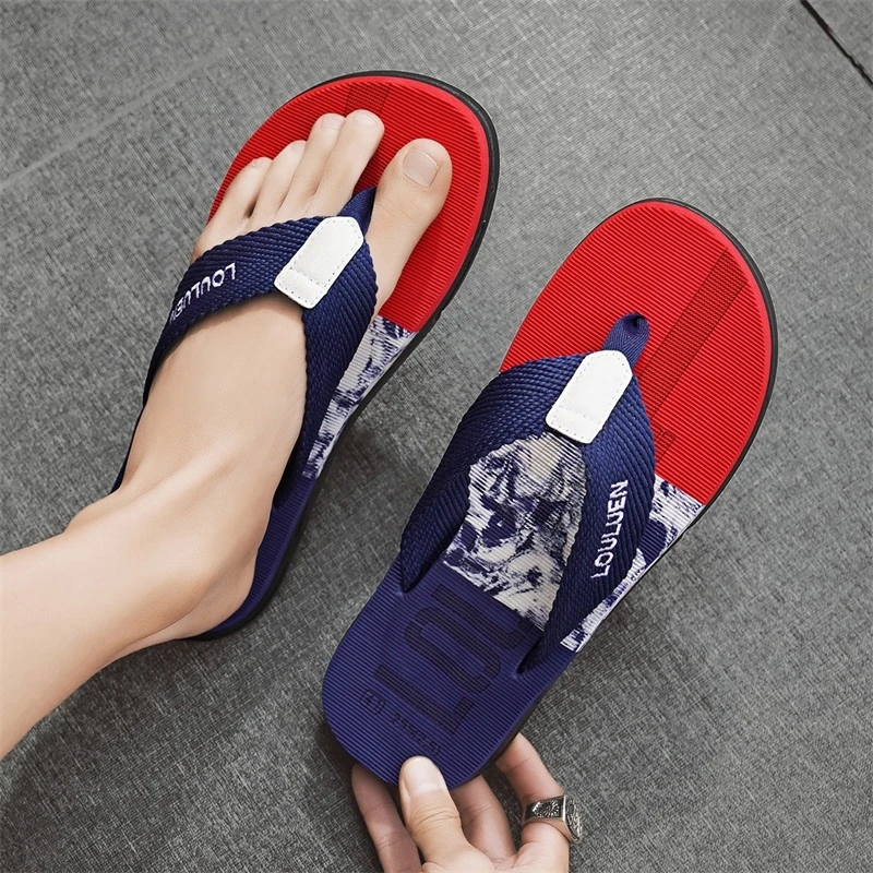 Summer Large Size Men's Fashion Sandals Casual Men's Shoes Lightweight Soft Thick Sole Footwear Men's Women's Slippers - view 5