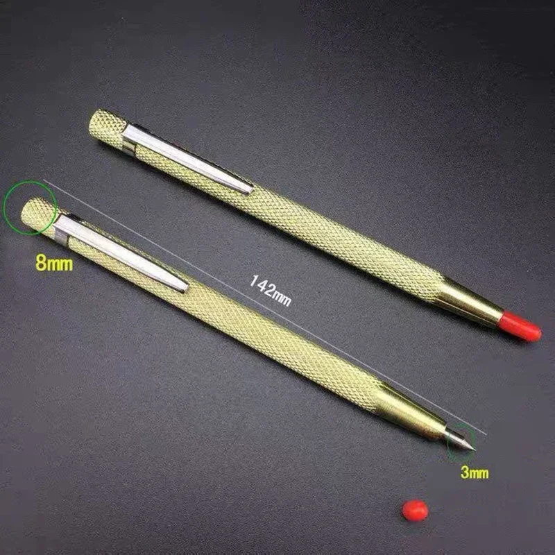 1Pc Diamond Metal Marker Engraving Pen Tungsten Carbide Nib Stylus Pen for Glass Ceramic Metal Wood Engraving Hand Tool