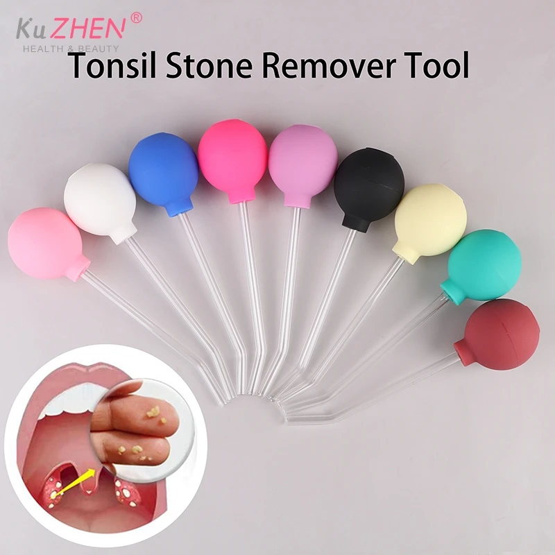 Tonsil Stone Remover Tool Manual Style Remover Mouth Cleaning Care Tool Tonsil Stone Suction Ball Manual Style Oral Clean Tool