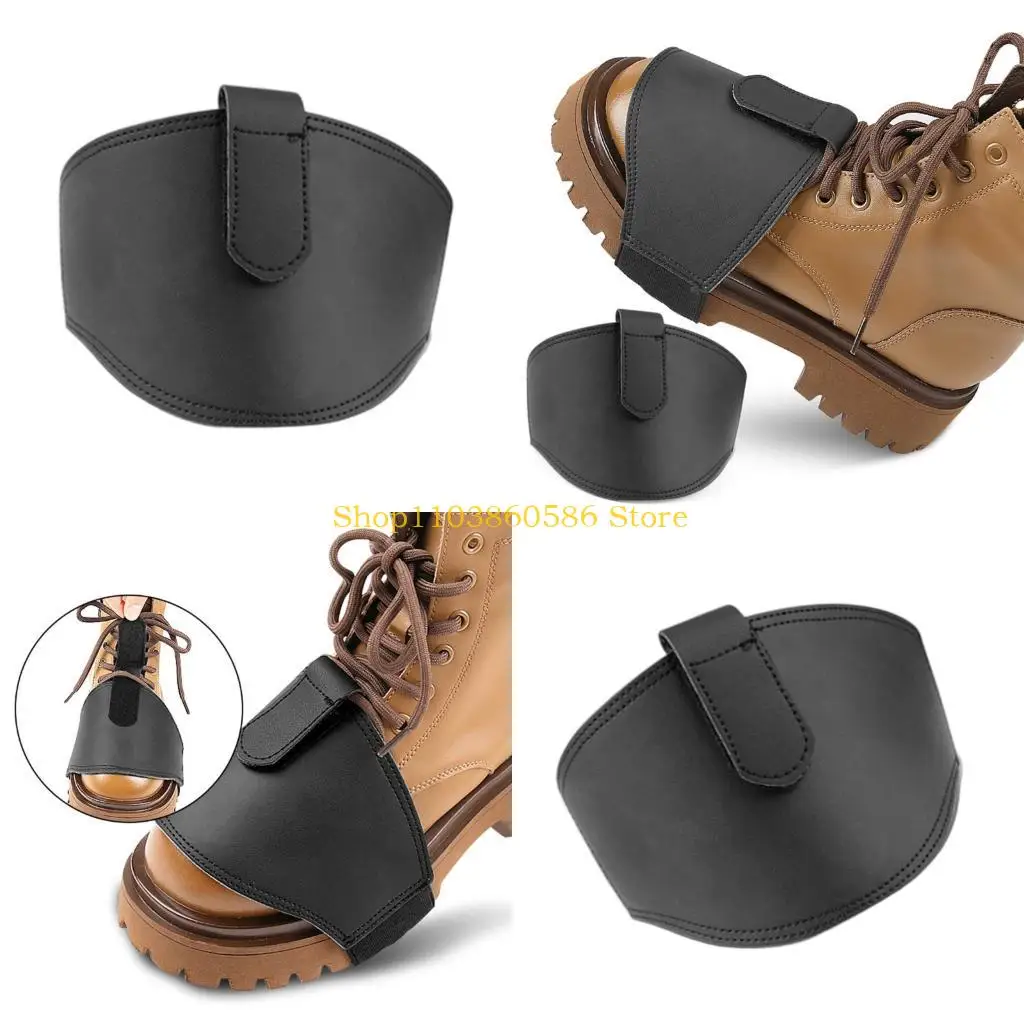 

242A PU мотоциклетный чехол для обуви Защита от царапин Водонепроницаемая подкладка переключения передач Черный чехол для обуви