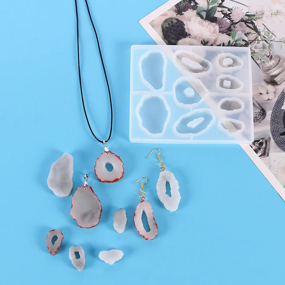 

1Pcs Silicone Earring Pendant Mold Hanging Decor DIY Supplies Safe Durable Practical Jewelry Accessories Hanging Decor Mold