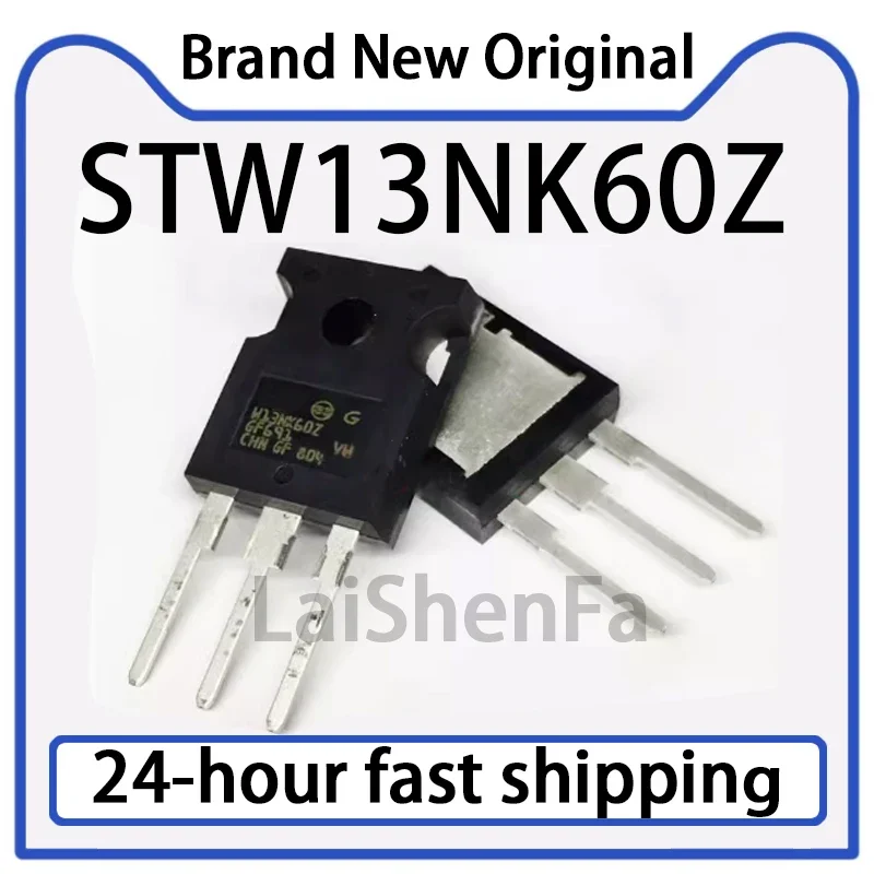 2PCS STW13NK60Z Package TO-247-3 N-channel MOSFET in Stock