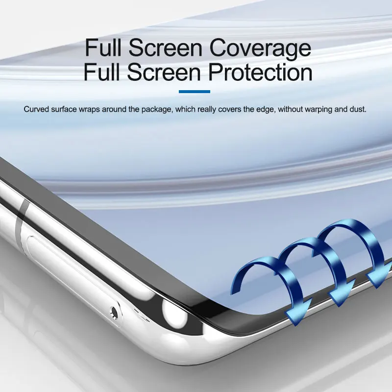 SUNSHINE SS-057U/SS-075U UV Fiber Glass Protective Film Full Screen Overlay Strong and Flexible Fiberglass Protecting the phone
