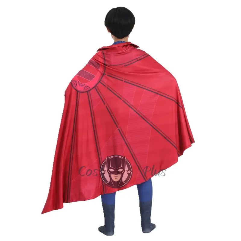 Kids Doctor Strange Cosplay Costume Party Superhero Cosplay Bodysuit Cloak Zentai Costume Jumpsuit Halloween Boys Children Girls