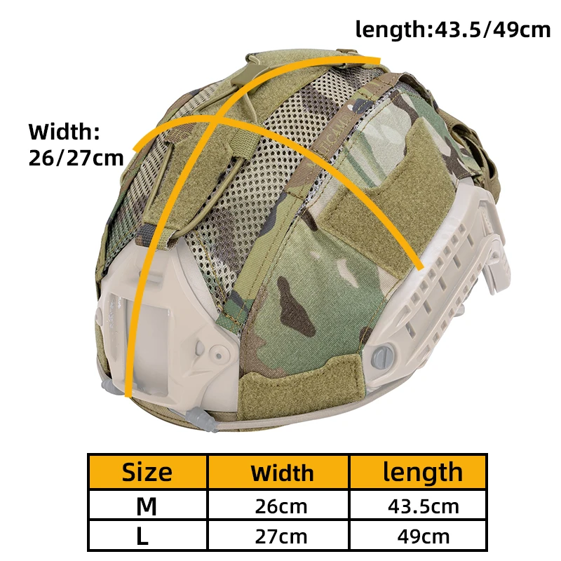 IDOGEAR-cubierta de casco táctico para casco marítimo, NVG con bolsa de batería, accesorios de caza, 3812