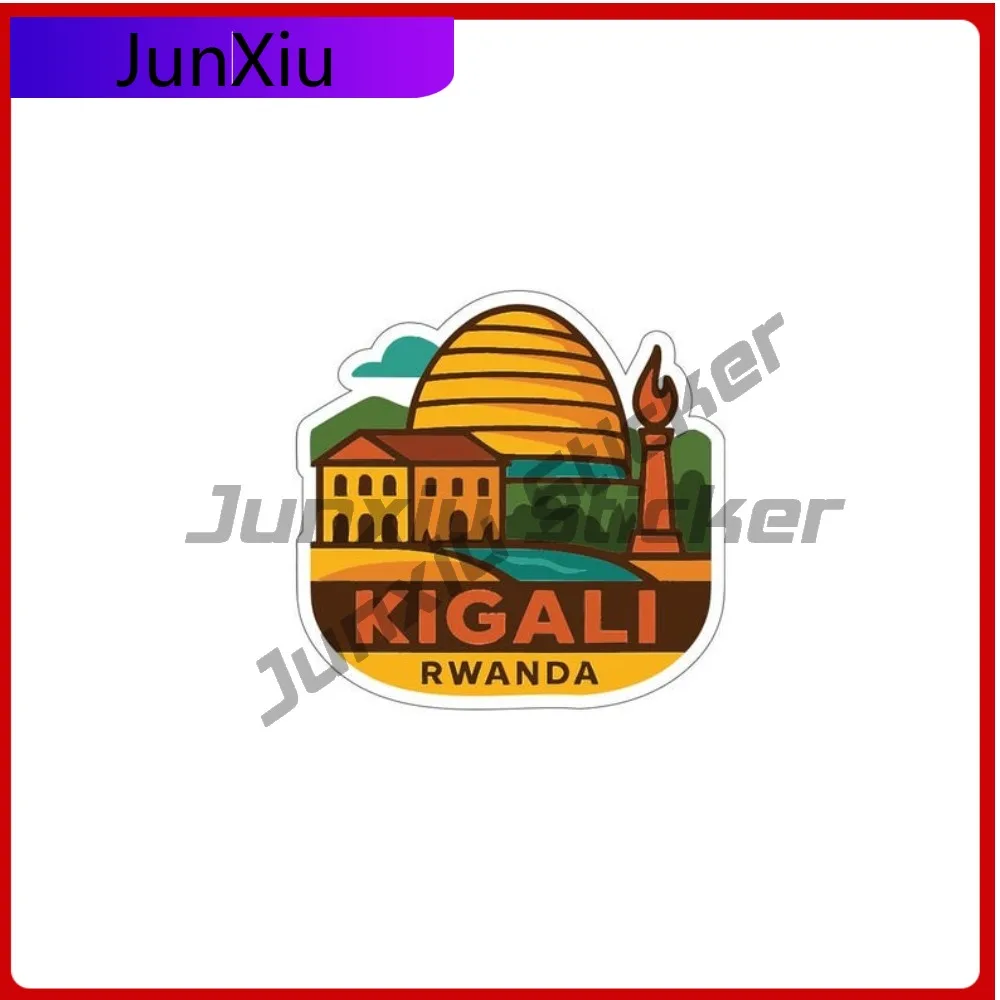 

Kigali City Cover Scratches Vinyl Decal Rwanda Travel Vacation Sticker Custom Sticker Alarme Camping Car Decoration Accessories