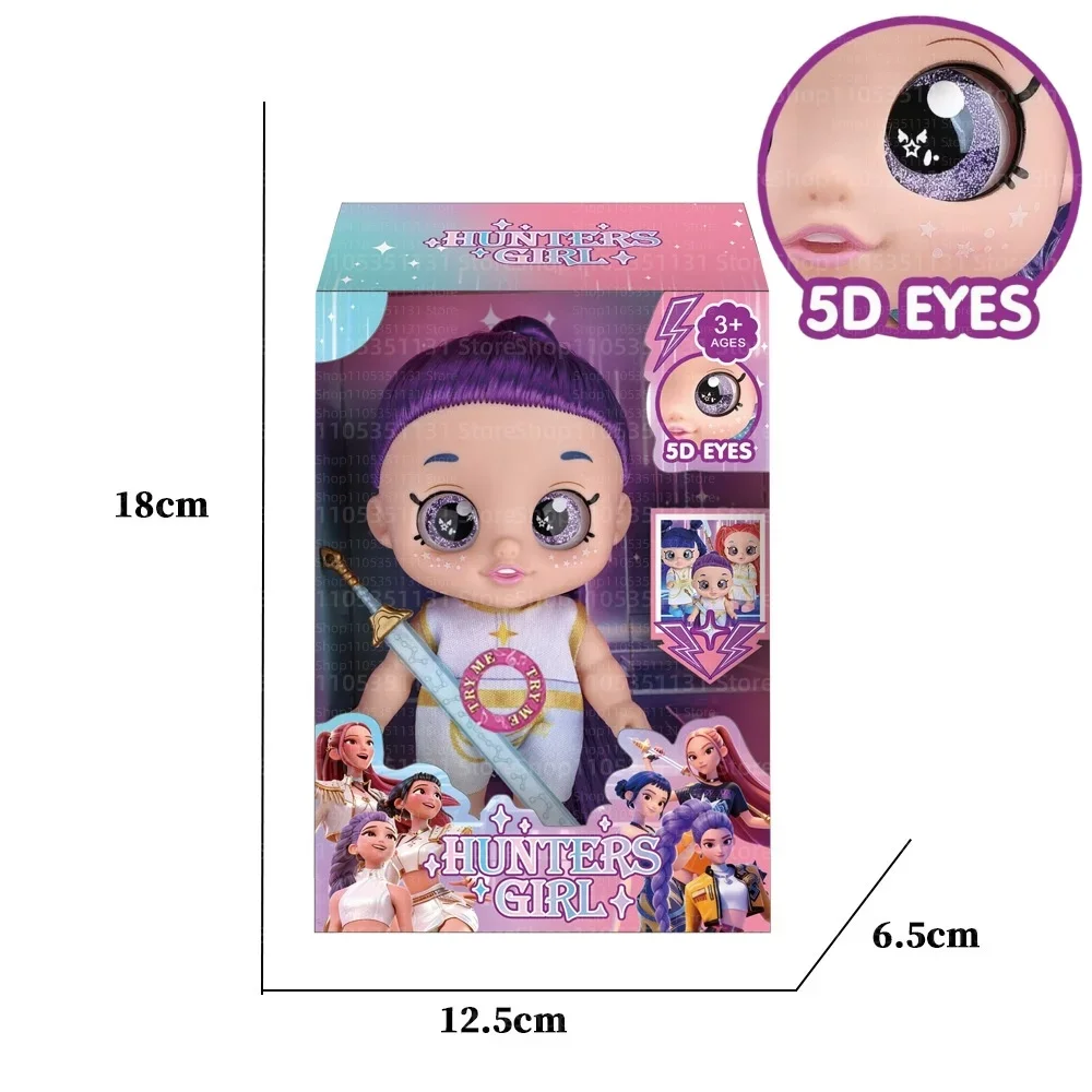Anime-Mädchen Lumi Mila Zoi Hexenjäger-Puppen Actionfiguren Vinyl-Spielzeug-Set 7 Zoll Beweglich mit Musik Geschenk für Fans zum Geburtstag – Detail 3