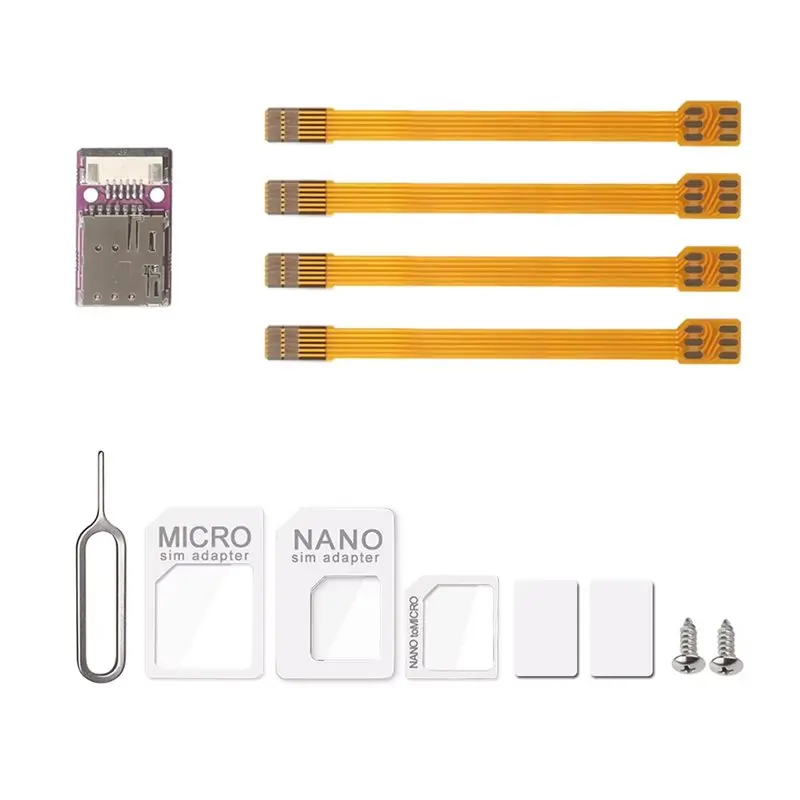 【SURPISE】Активатор IC-карт, инструмент для мобильных телефонов, конвертер для выталкивания Nano SIM-карт, адаптер расширения, гибкий кабель FPC 15 см