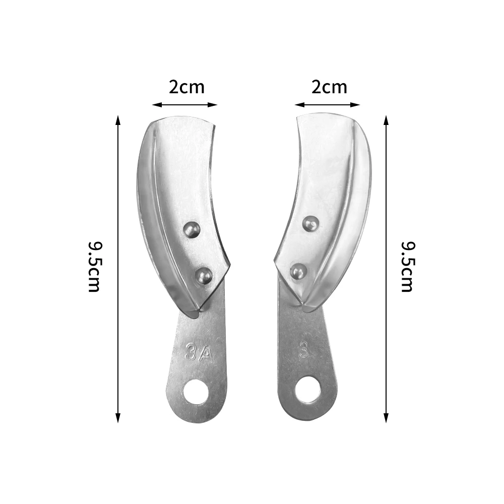 Moule en plâtre pour empreintes dentaires, sans trou, 10 pièces/ensemble, outils de laboratoire, autoclavable