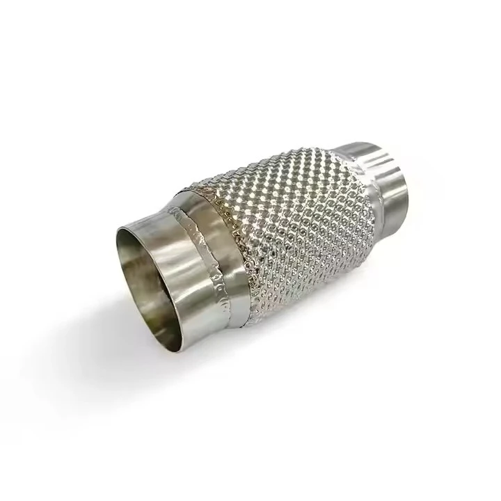 Automotive Exhaust Universal Pipe General Customized Small Resonator Muffler Pipe Various Models Ss304 Muffler Bulge