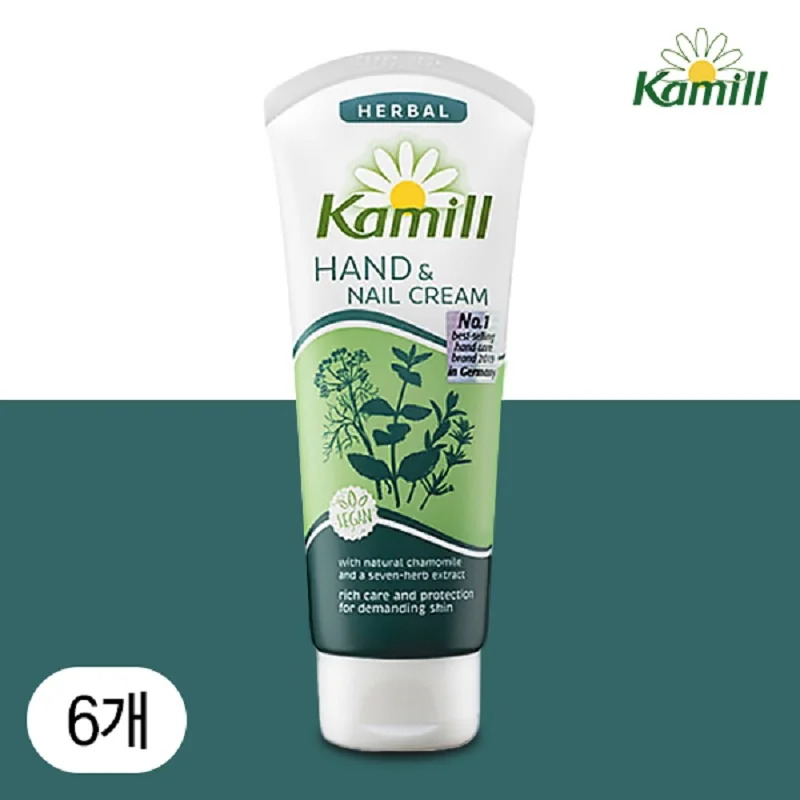 [Camil] Hand & Noil Cream Herbal 100ml x 6 pieces