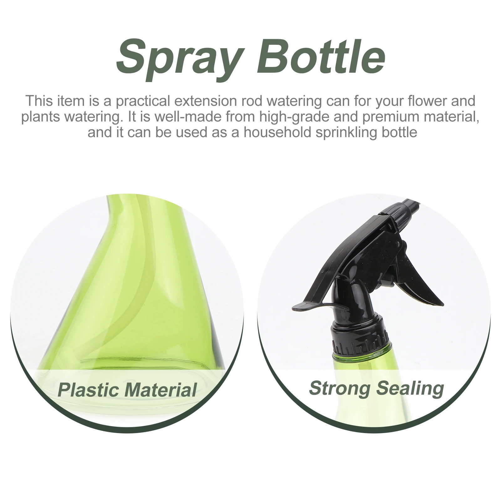 

Plastic Watering Can Lightweight Durable Large Capacity Portable Plant Sprayer Gardening Tool Home Balcony Use Multi Purpose