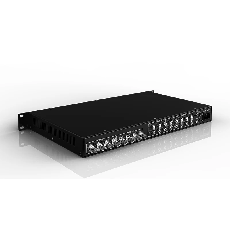 4 in 4 Out 4x4 8x8 16x16 Video and Audio Ir Remote AV Matrix Switch Switcher