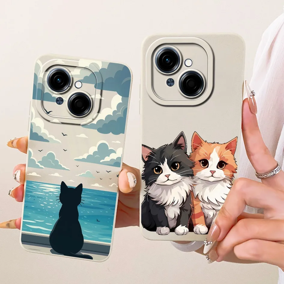 حافظة لهاتف Tecno Pop 9 4G KL4h غطاء خلفي ناعم من السيليكون مضاد للسقوط لهاتف Tecno Spark Go 1 1s غطاء Spark Go 2025 Capa