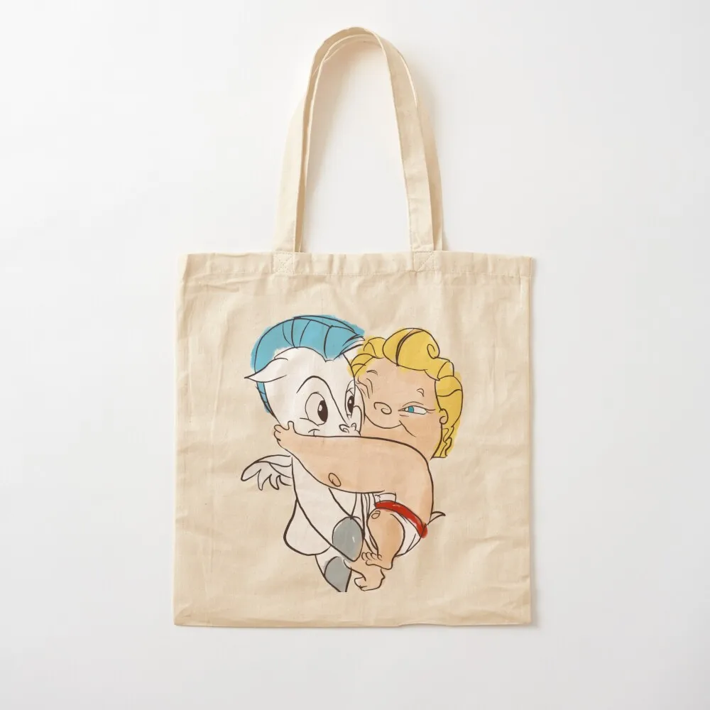 Baby Hercules hugs Pegasus Tote Bag personalized tote cloth bag woman Women's handbag Shopper bag