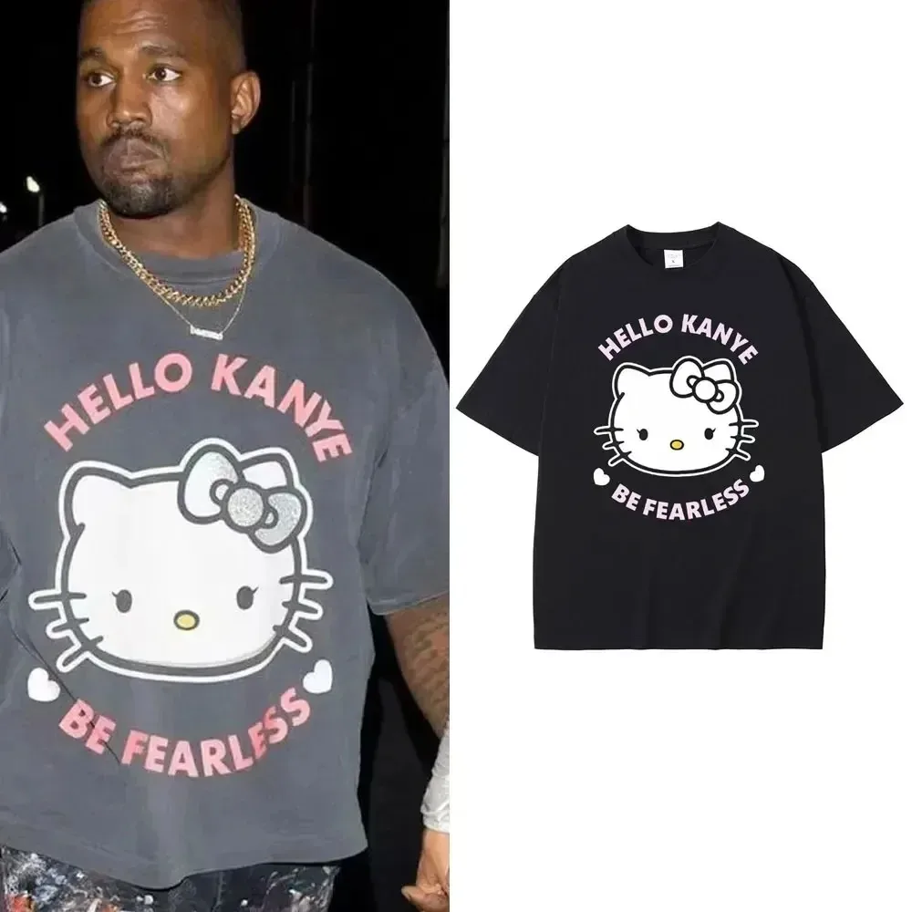 Best Famous Kanye West The College Dropout Tee Men Women Print Cotton T Shirt Short Sleeve Tshirt Summer Oversized T-shirts Tops