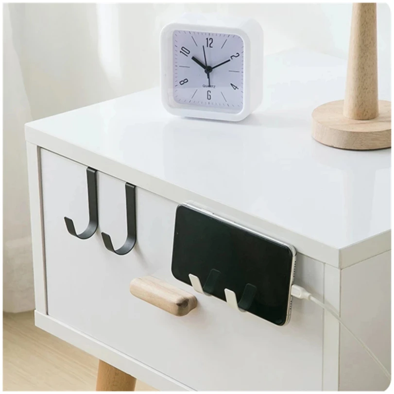 Multi-Purpose Hooks Kitchen Cabinet Door Back Hook Hanging Rack Clothes Coat Hat Towel Hanger Storage Hook Bathroom Accessories