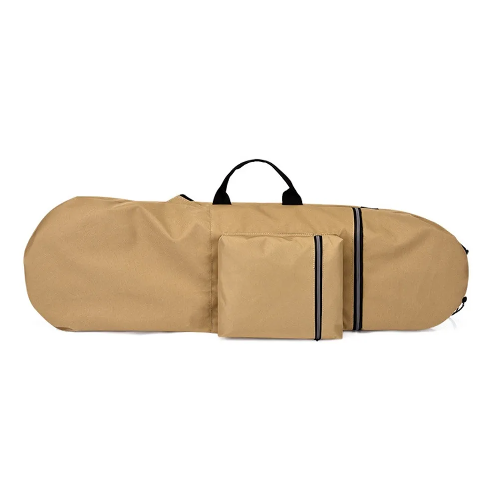 Oxford Cloth Skateboard Bag Night Reflective Adjustable Straps Skateboard Backpack Multi-Pocket Waterproof Skateboard Gear Bag