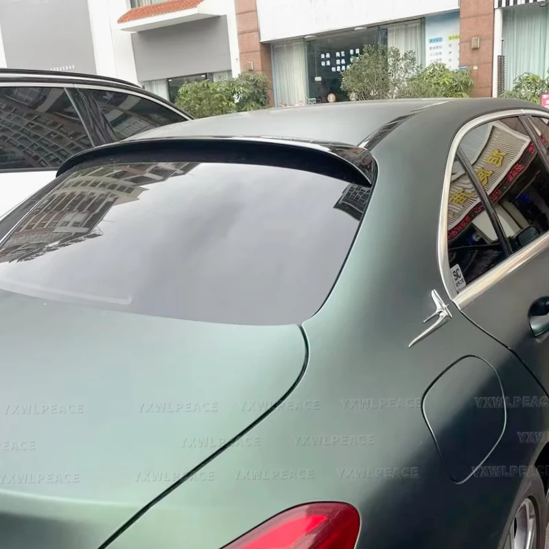 

For Mercedes W205 Spoiler 4door Sedan C63 C180 C200 C260 2014-2019 ABS Plastic Rear Window Roof Spoiler Wing Car Accessories