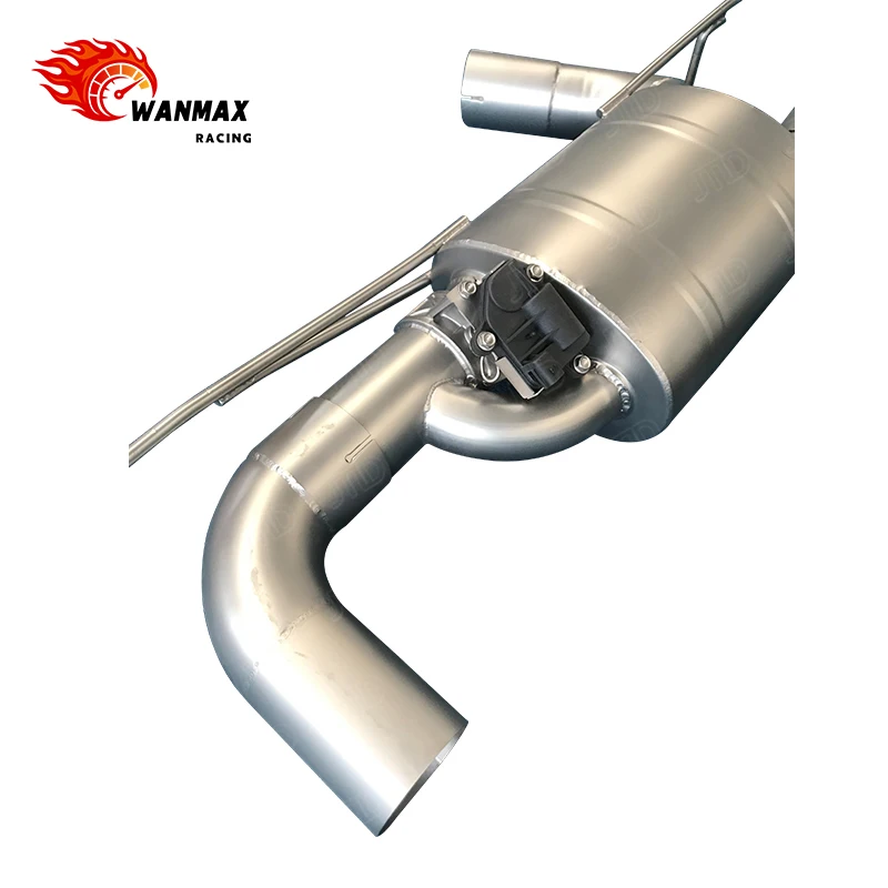 Performance Exhaust for  430i F32 F36 2016 B48 2.0L Turbo, Stainless Steel Rear Muffler Delete Pipe