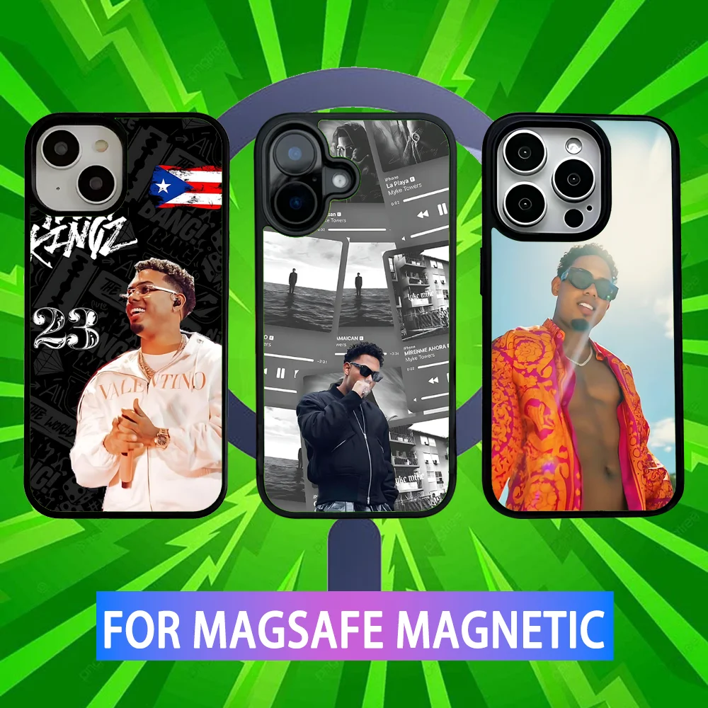 

M-Myke Rapper Towers Phone Case For iPhone 16,15,14,13,12,11,Pro,Max,Plus,Mini,SE New Magsafe Magnetic Wireless Charging