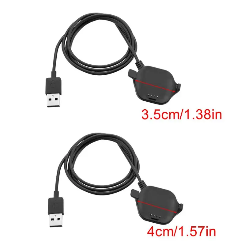 USB Charging Dock Charging Cable Adapter for Forerunner 25 Watch Size L/S