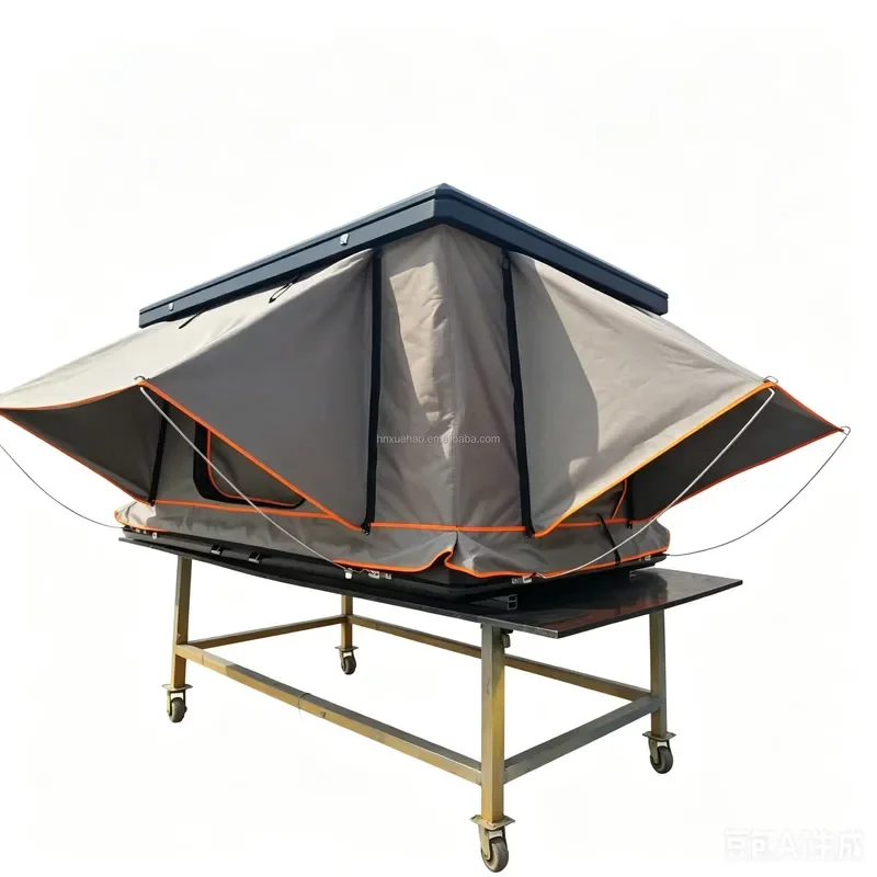 Hard Shell Rooftop Tent 4‑Season Pickup Truck Bed Top Camping Tent for Outdoor Overland Off‑Road Travel