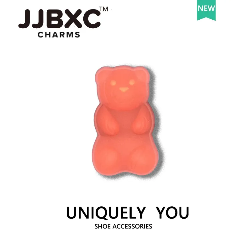 Jjbxc CHARM Shoe Buckle Shoe Accessories Candy Bear DIY Fashion Shoes Accessories