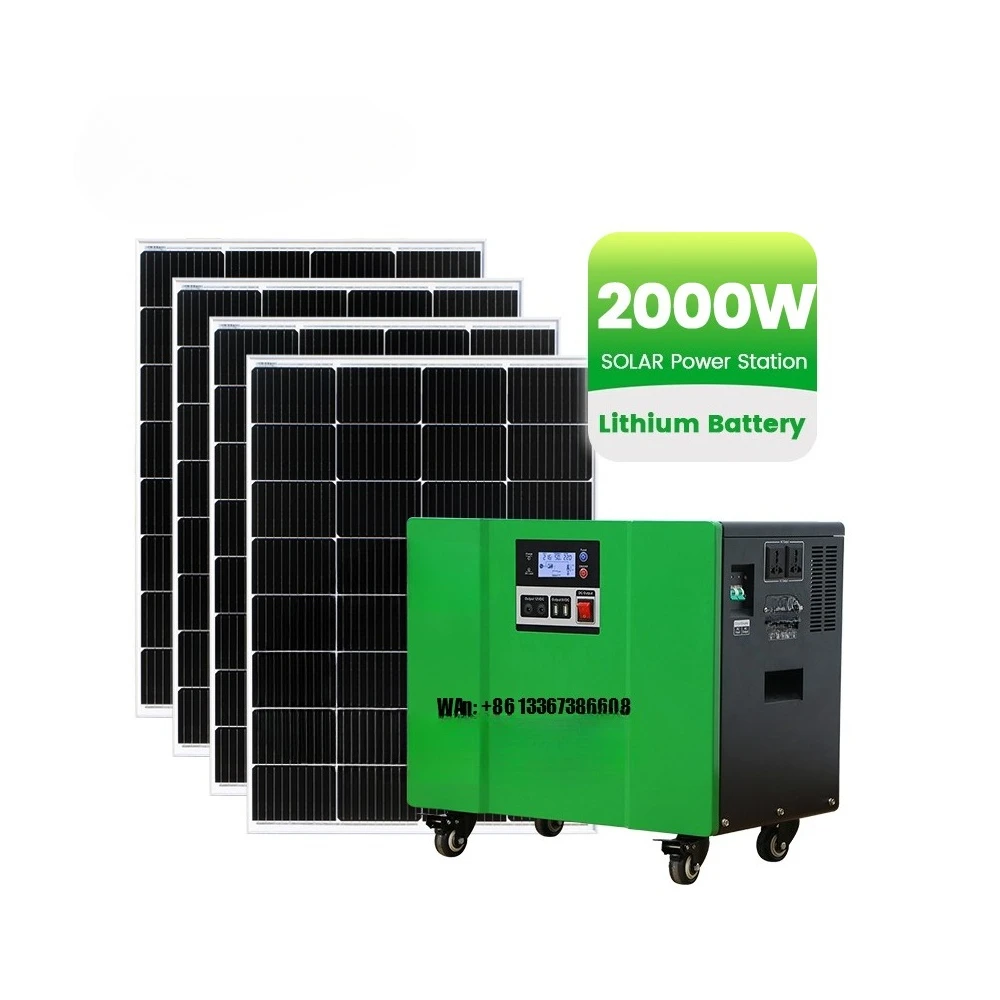 Solar 5000W Solar Generator Mini Outdoor Generator 2000W High Capacity Portable Solar Generator