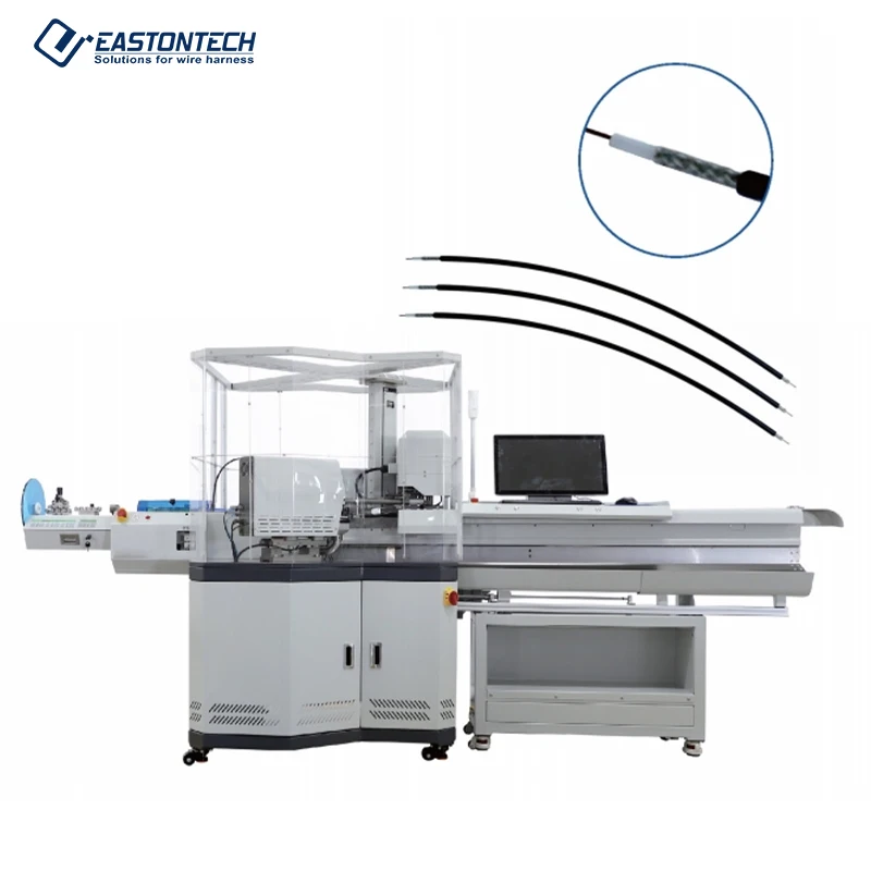 EW-8270 FAKRA wire automatic cutting and rotary stripping machine