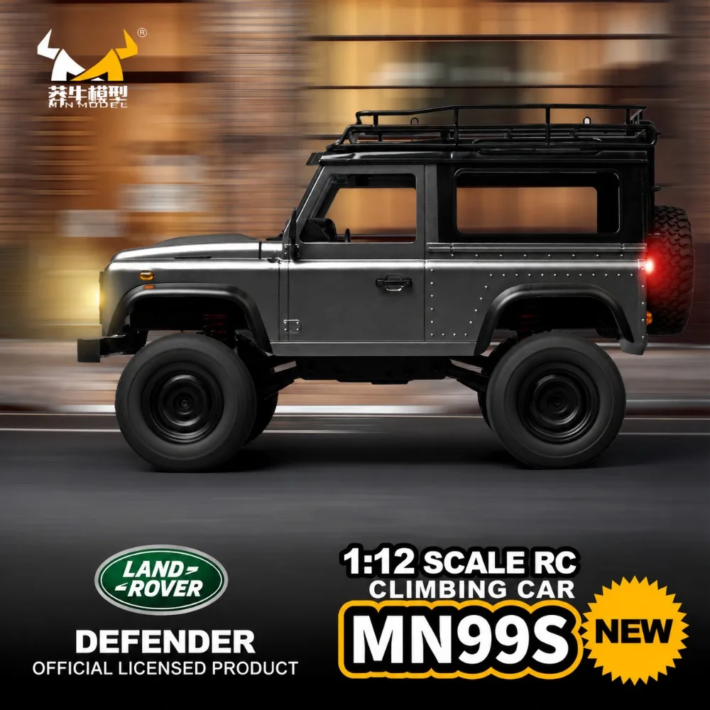 MN99S V2 4WD RC Crawler Full Proportional Control Off-Road Rock Climbing Toy with Signal Lights for Kids