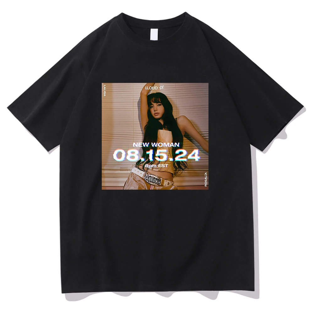 Lisa Song New Women Feat. Rosalía T Shirts Men/women Tshirt Unisex Cotton Clothing Summer Aesthetic High Quality Tees Shirts